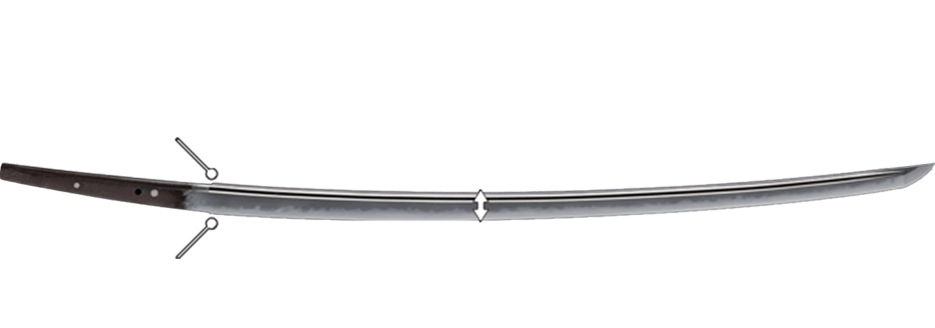 太刀 銘 直綱作（たち めい なおつなさく）［重要美術品／南北朝時代］